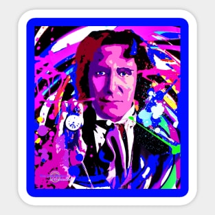 swirl young 8th Doctor Sticker